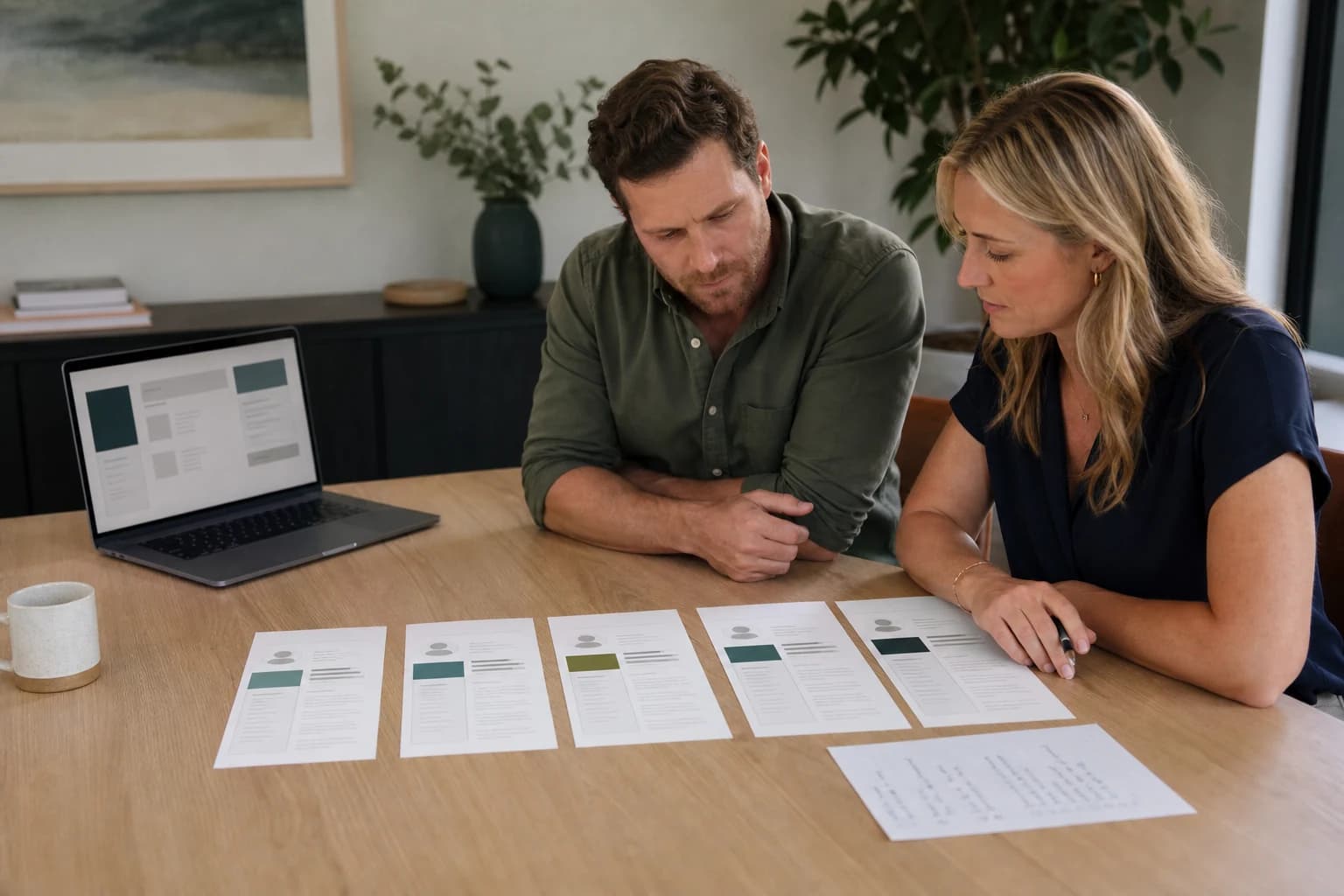 Australian borrower and researcher comparing five mortgage broker profiles against the same criteria